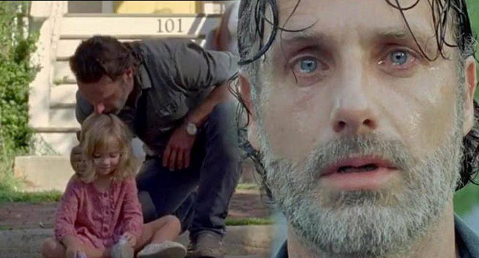 En el estreno de la octava temporada de 'The Walking Dead' aparece una niña llamó a Rick papá, y todos imaginamos que se trataba de Judith, pero...  (Foto: AMC)
