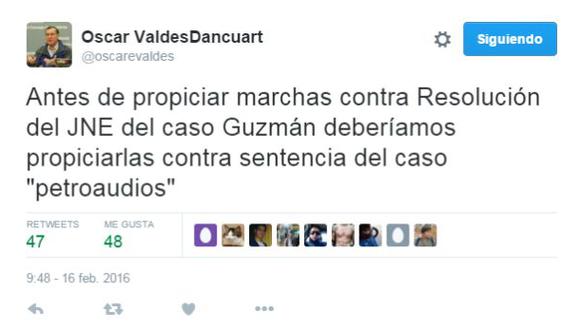 Twitter reaccionó así ante fallo sobre Guzmán y los Petroaudios