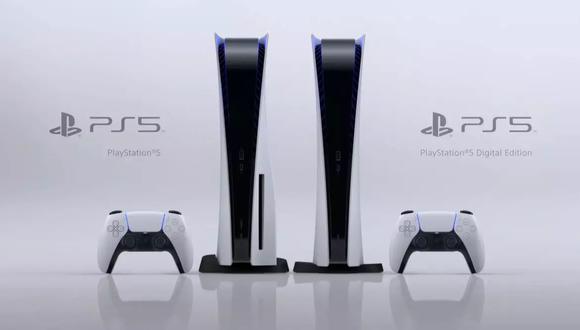 PlayStation 5 en sus versiones digital y estándar.