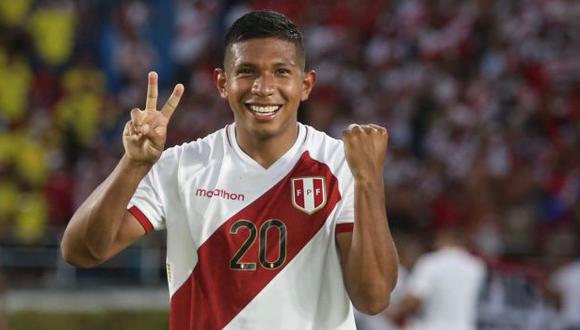 Edison Flores anotó ante Colombia su primer gol en Eliminatorias Qatar 2022. (Foto: FPF)