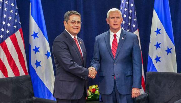 La Casa Presidencial de Tegucigalpa destacó que se reconoció "la importancia y el gran potencial de la Alianza Trilateral, anunciada en Brasil entre Honduras, Estados Unidos e Israel". (Foto: EFE)