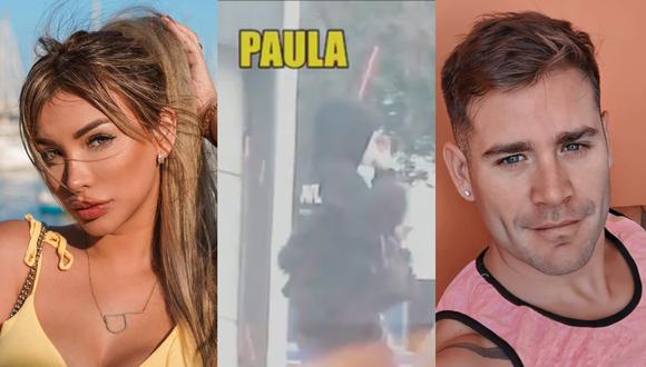 Paula Manzanal salió encapuchada de la casa de ‘Pancho’ Rodríguez, según imágenes de "Amor y Fuego". (Foto: @paulamanzz/Captura Willax TV/@panchitor_).