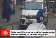 El Agustino: ladrón hacía ejercicios de calentamiento antes de robar