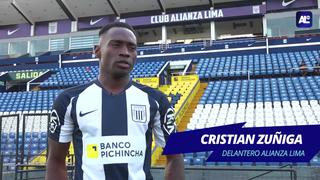 Cristian Zuñiga: “Nunca pensé estar en un equipo tan grande como Alianza Lima” | VIDEO