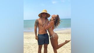 Instagram: Milett Figueroa y Pato viven su amor a pleno en la playa