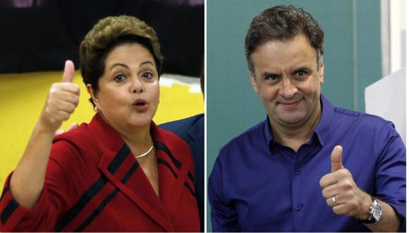 A seis días de las elecciones Rousseff y Neves están empatados