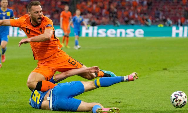 Holanda - Ucrania disputaron duelo por Eurocopa 2021 Foto: AFP