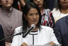 Sala civil dejó al voto amparo de Keiko Fujimori por Caso Cocteles