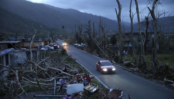 El huracán María dejó casi 3.000 muertos en Puerto Rico. (AP).