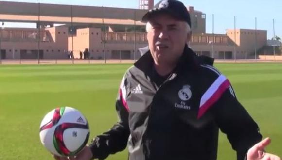 YouTube: Carlo Ancelotti enseña cómo dominar el balón (Video)