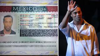 Ronaldinho recibió su visa de trabajo para jugar en México