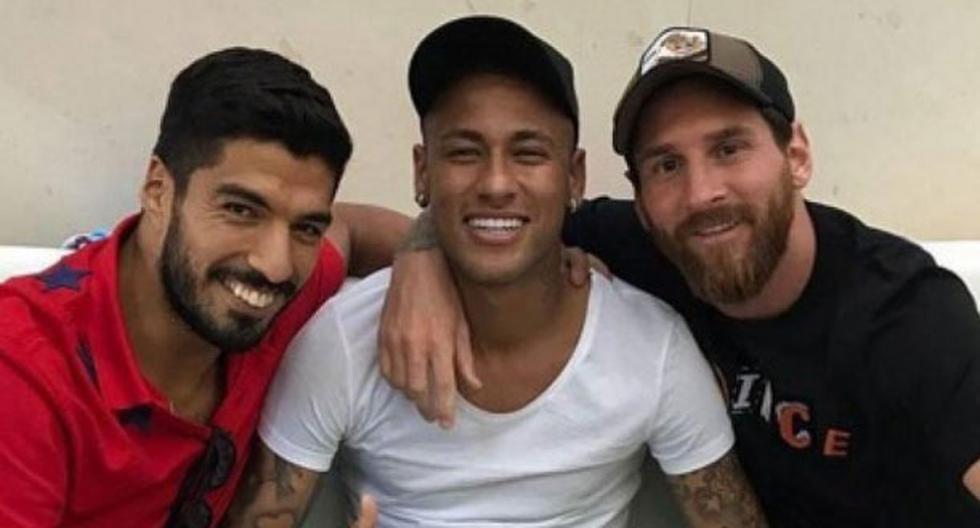 Neymar, Messi y Suárez protagonizaron las redes con una imagen juntos | Foto: Instagram