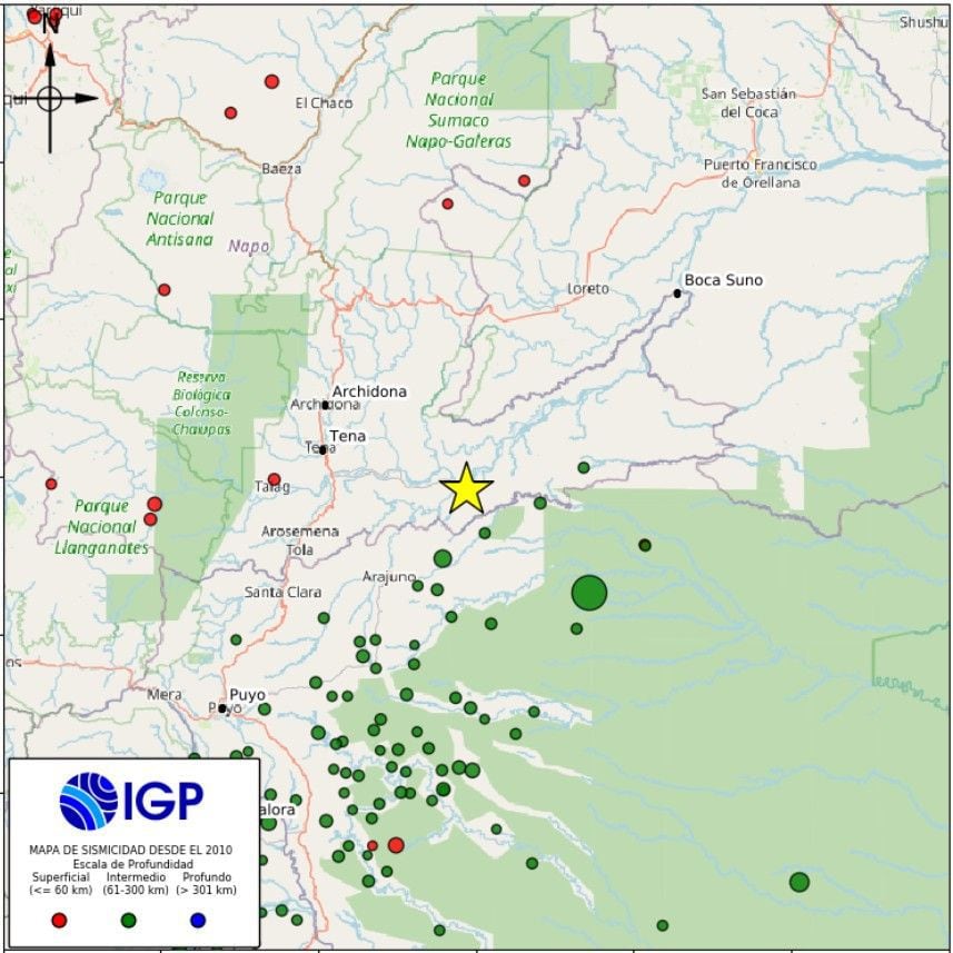 Reporte de los sismos reportados durante la madrugada del domingo 23 de febrero.
