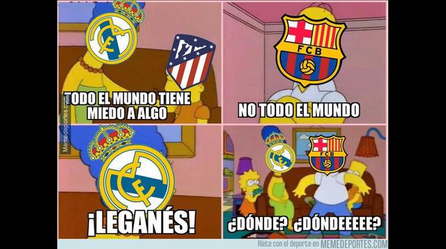 Barcelona  increíblemente perdió 2-1 ante Leganés. Tras esta derrota aparecieron divertidos memes en Facebook.