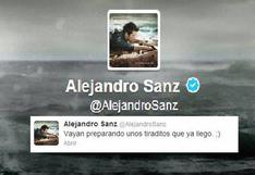 Alejandro Sanz a los peruanos: “Vayan preparando unos tiraditos que ya llego”