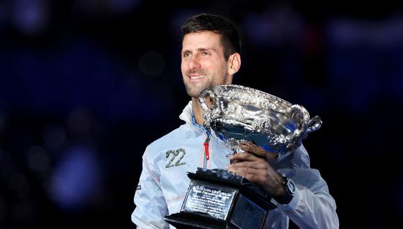 Djokovic no compitió en Australia en el 2022. Regresó este año y lo ganó. (Foto: AFP)