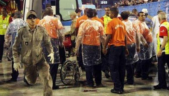 Carnaval de Río: Carroza pierde el control y deja 20 heridos