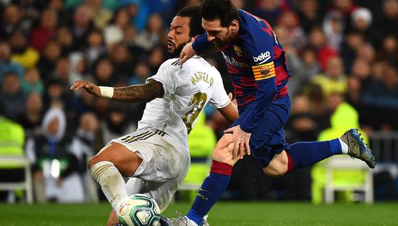 Barcelona y Real Madrid se verán las caras este sábado 24 de octubre en el Camp Nou. Ambos llegan con realidades diferentes al partido. (Foto: AFP)