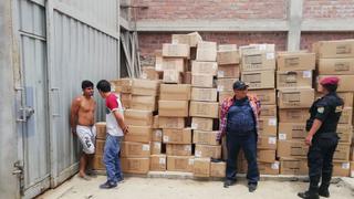 Lurín: PNP recupera ropa y zapatillas robados dentro un camión