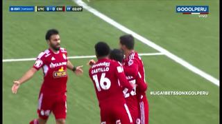 Define como ‘9′: Lutiger anotó el gol del 1-0 de Sporting Cristal en el duelo ante UTC | VIDEO