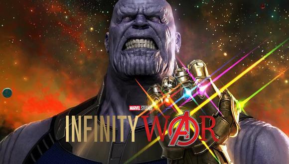 "Avengers: Infinity War". Póster e thanos revelado en exclusiva durante el D23. (Foto: Disney)