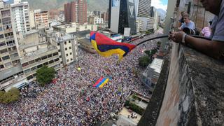 Venezuela: Las impresionantes fotos aéreas de la marcha contra Maduro