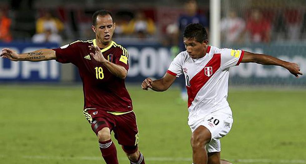 Edison Flores aportó en el empate de Perú ante Venezuela. (Foto: Difusión)