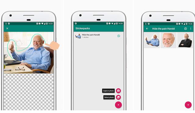 With Sticker Maker you can create a sticker for WhatsApp, even get your own emojis for WhatsApp.  (Photo: Google Play)