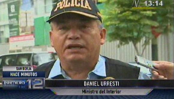 Daniel Urresti: “No movilizaré policías para cuidar partidos”