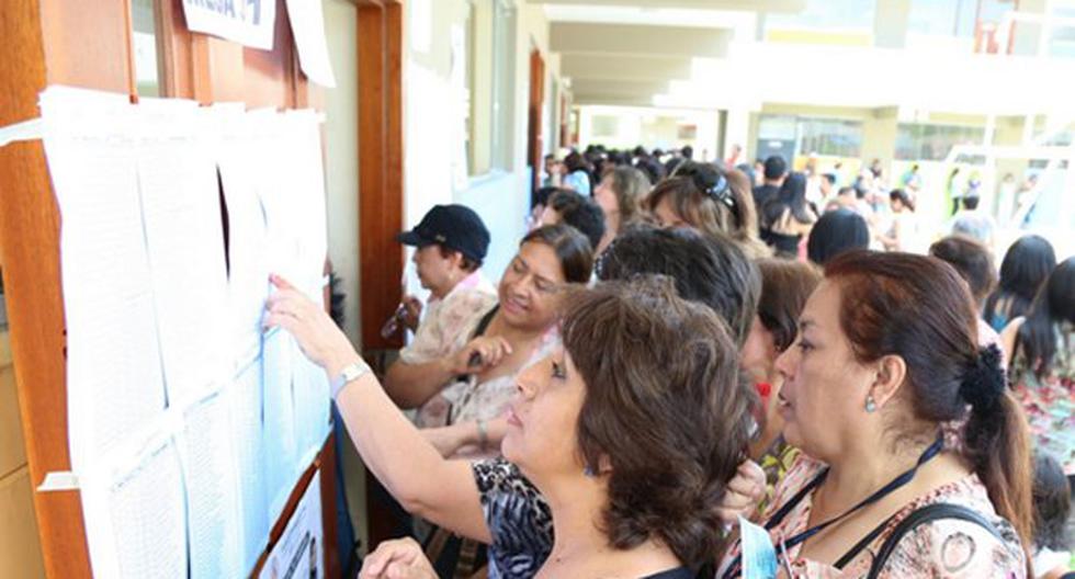 ONPE: mesas de votación estarán agrupadas por orden alfabético. (Foto: Andina)
