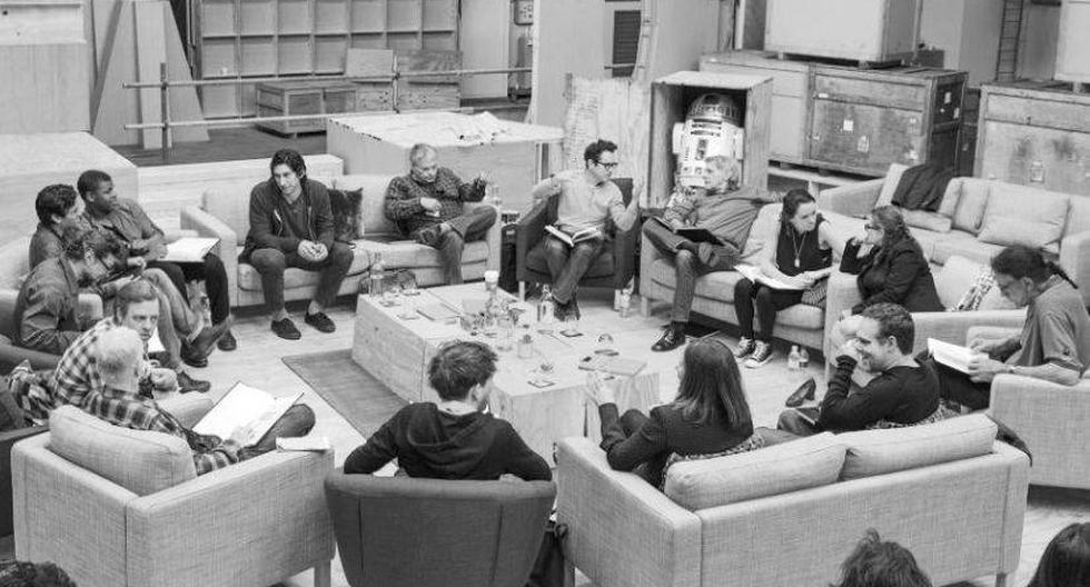 El elenco de la nueva película de 'Star Wars'. (Foto: Disney)