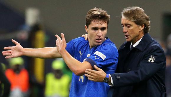 Roberto Mancini analizó el partido Argentina vs. Italia. (Foto: EFE)