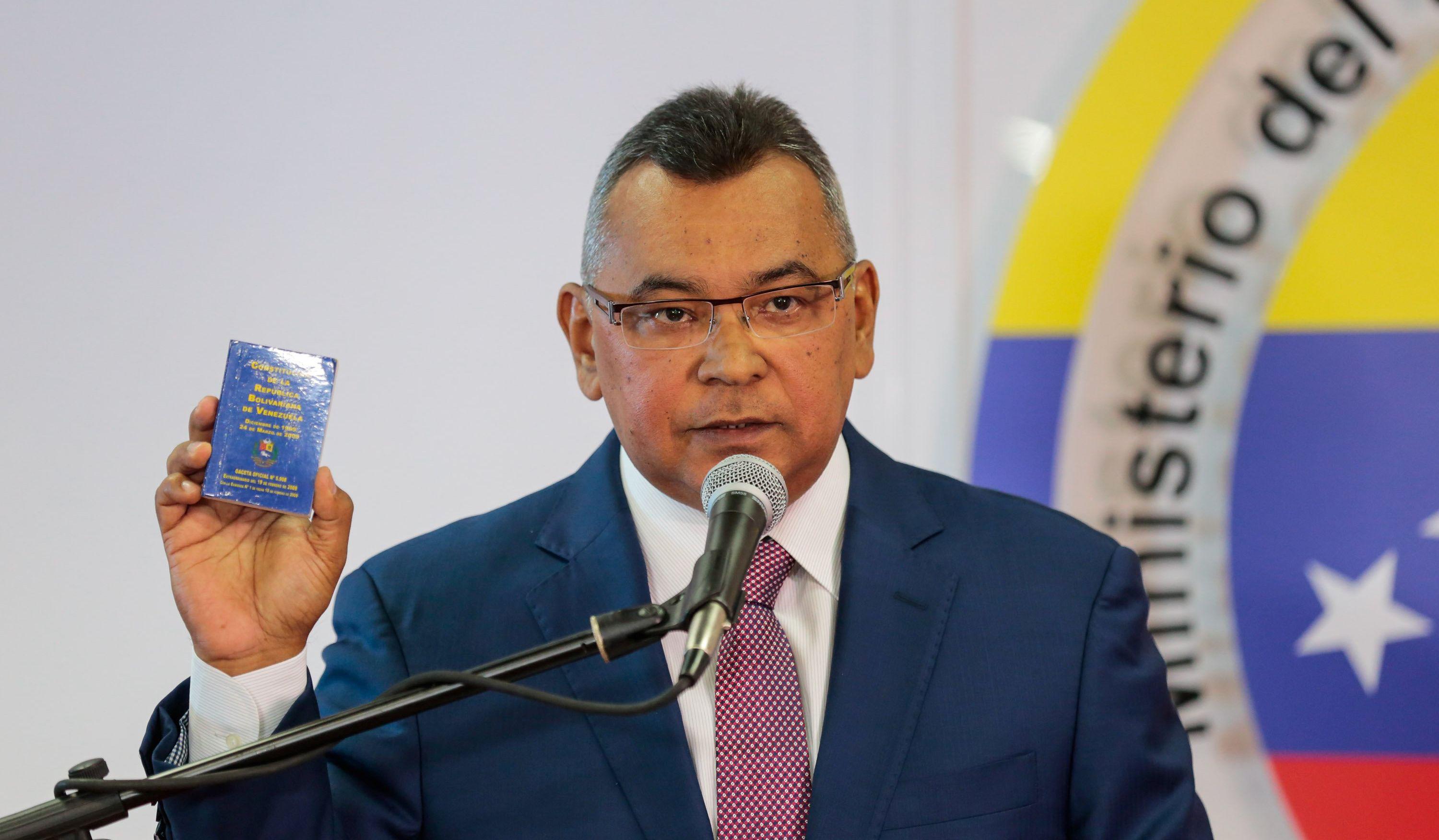 Venezuela: Roberto Marrero, jefe de despacho de Juan Guaidó, forma parte de una célula terrorista, dice Néstor Reverol. (Reuters).