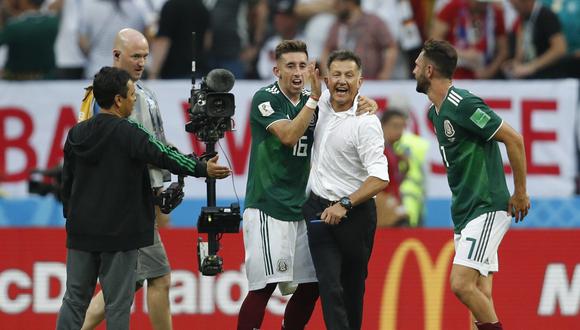 El mexicano Miguel Layún destacó las cualidades que del seleccionador Juan Carlos Osorio, luego del histórico triunfo ante Alemania por el Mundial Rusia 2018. (Foto: EFE)