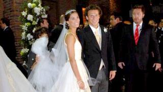 Diego Forlán se casó por la Iglesia con Paz Cardoso