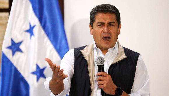 Juan Orlando Hernández, presidente de Honduras. (Foto: AFP/Julio Antúnez)