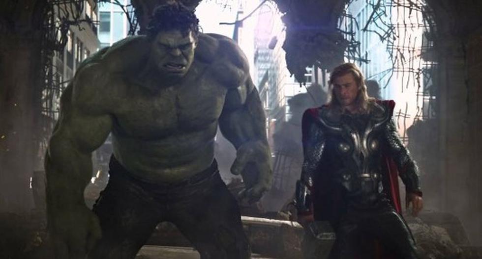 Mark Ruffalo es Hulk y Chris Hemsworth es Thor en el universo cinematográfico de Marvel