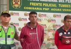 Tumbes: capturan a sujetos que habían captado a joven para llevarla a Colombia | VIDEO