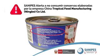 Alertan sobre productos de conservas chinas con parásitos