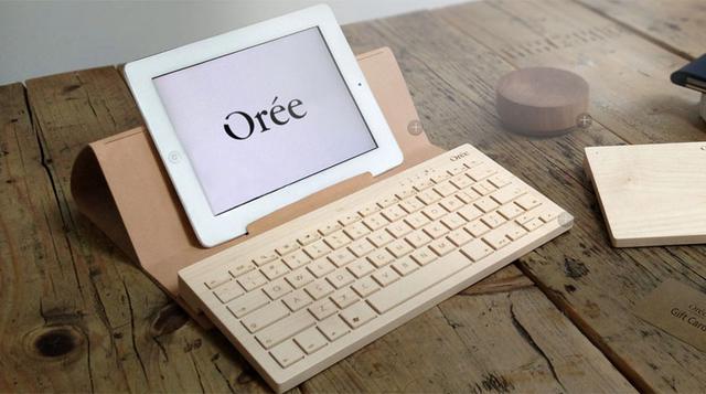 Tipea con este novedoso teclado hecho con madera ecológica - 1