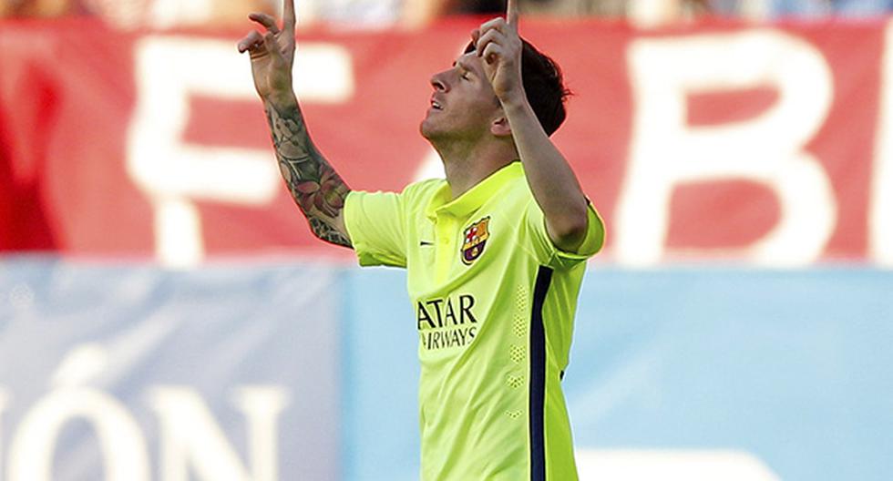 Lionel Messi hizo el gol. (Foto: Getty Images)