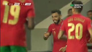 Bruno Fernandes marcó el 3-0 del Portugal vs. Luxemburgo en Eliminatorias | VIDEO