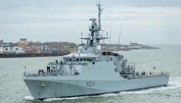 Reino Unido enviará a Guyana el buque de guerra HMS Trent, en plena controversia con Venezuela por el Esequibo. (Royal Navy).