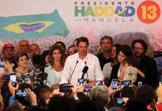 Haddad pide respeto por sus "45 millones" de votantes en Brasil
