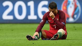 Cristiano Ronaldo desconsolado: su llanto al abandonar la final