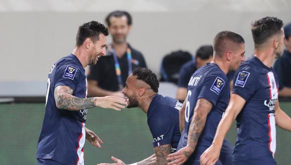 Con Messi y Neymar: PSG goleó al Nantes y ganó la Supercopa de Francia. (Foto: AFP)