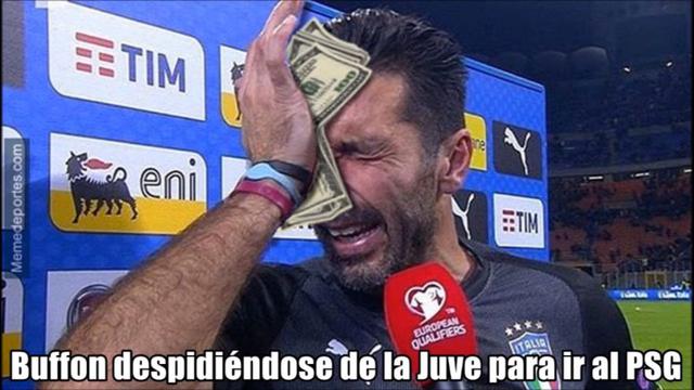 Los distintos movimientos del mercado europeo vienen originando divertidos memes en las redes sociales. La partida de Cristiano Ronaldo del Real Madrid y el arribo de Buffón al PSG son los principales temas