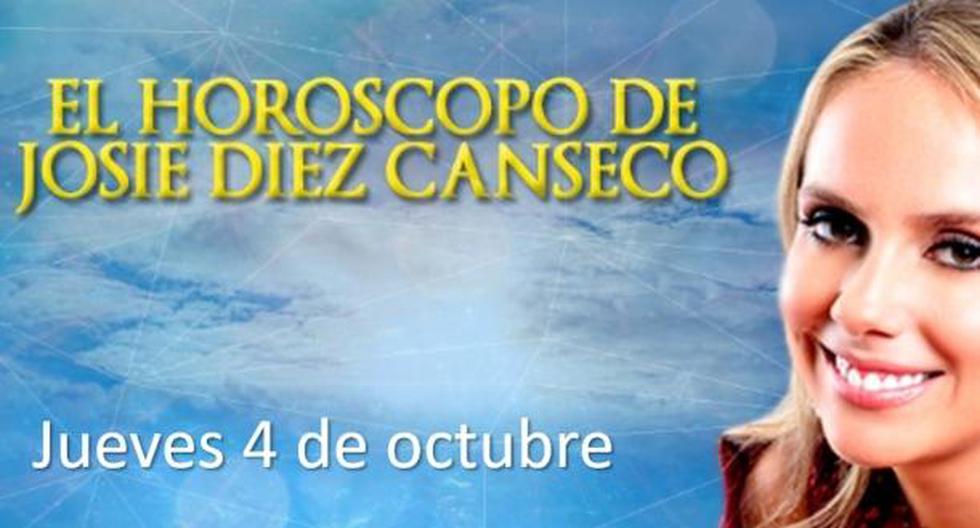 Horóscopo de Josie Diez Canseco del día jueves 4 de octubre. (Foto: Difusión)