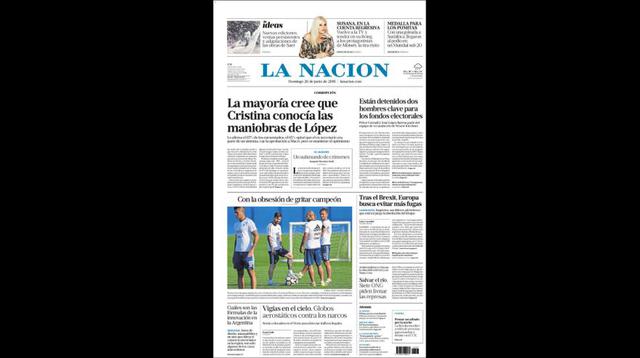 Argentina vs. Chile: portadas de los diarios de ambos países - 7