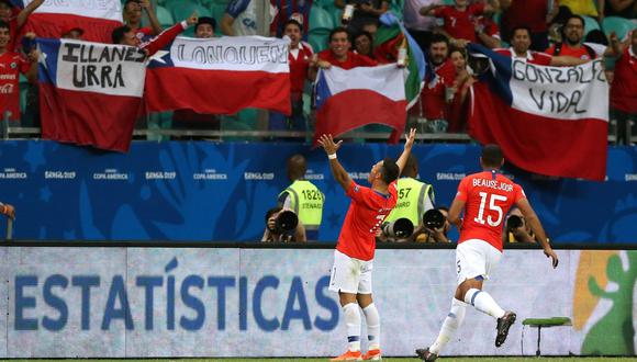 Chile vs. Ecuador: Alexis Sánchez y el asombroso remate para el 2-1 por la Copa América 2019 | VIDEO. (Foto: AFP)